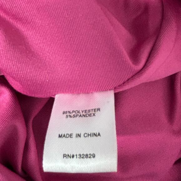 Revolve More To Come Kimmie Pink Velvet Mini Dress Sz M Barbiecore Party - Picture 12 of 14